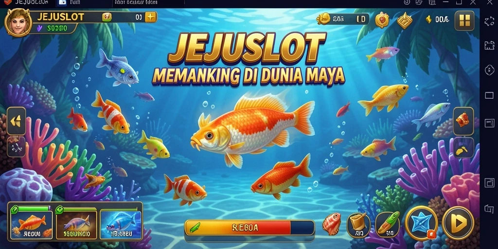 Screenshot gameplay JEJUSLOT yang menampilkan pengalaman memancing yang seru.