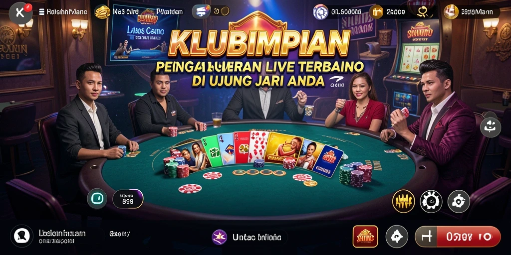 Tampilan gameplay Live Casino yang menarik dan interaktif.