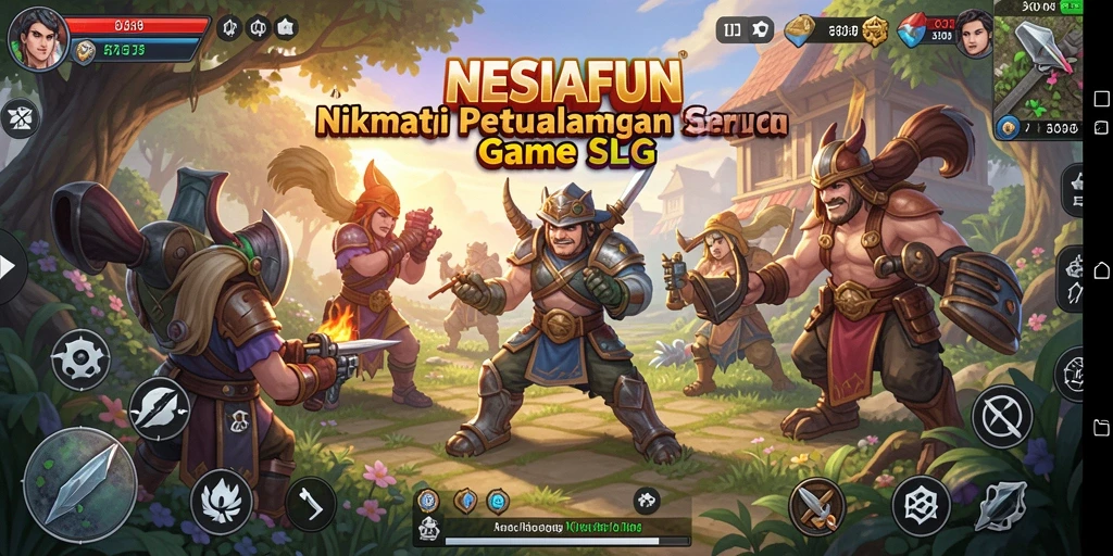 Tampilan gameplay menarik dari NESIAFUN yang penuh strategi.