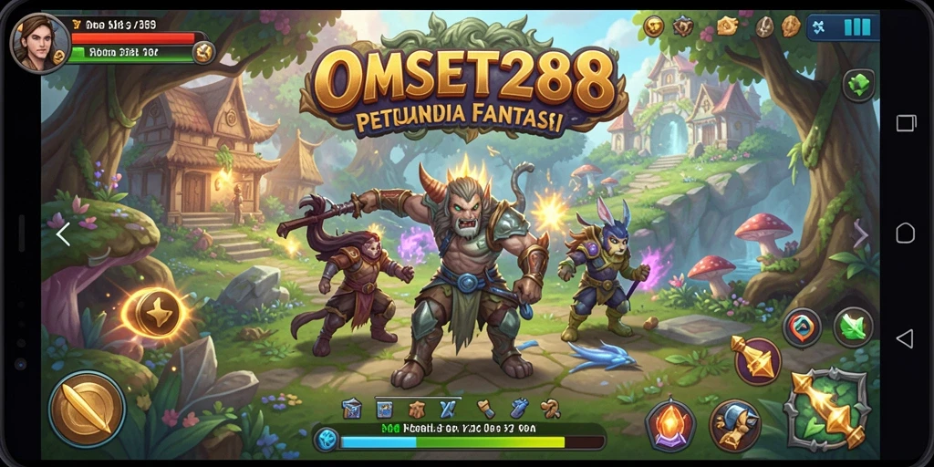 Tangkapan layar gameplay OMSET288 yang menampilkan aksi petualangan yang seru.