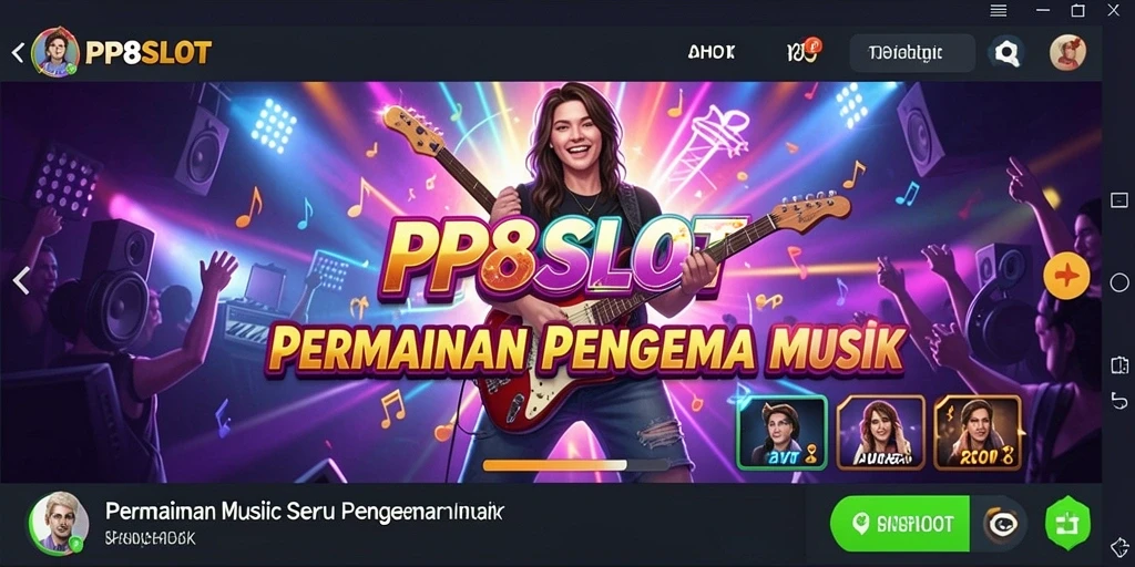 Gameplay PP8SLOT yang seru dan penuh musik.