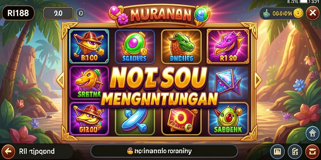 Tampilan gameplay menarik dalam permainan Slot RI188.