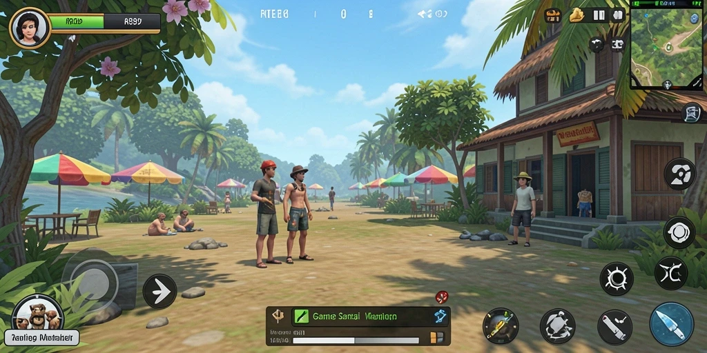 Tampilan gameplay menarik dan penuh warna dari RR89.